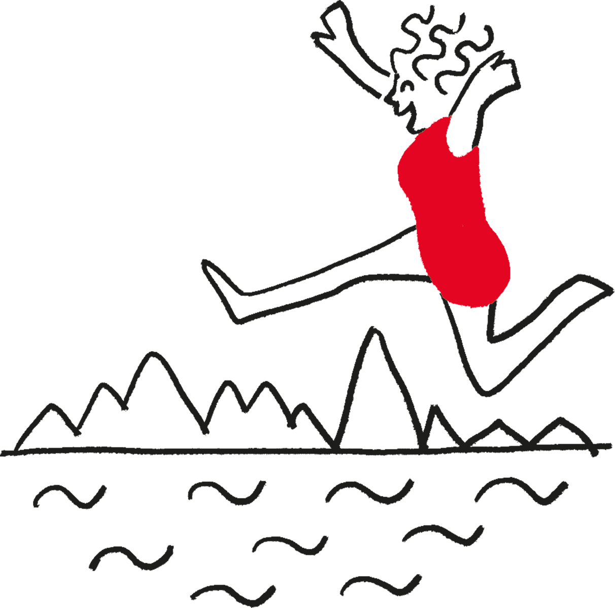 Top-down photo of the contents spread